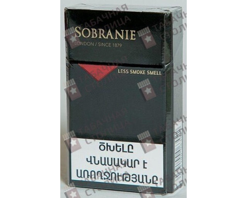 Сигареты Sobranie London Blacks Сигареты Sobranie London Blacks