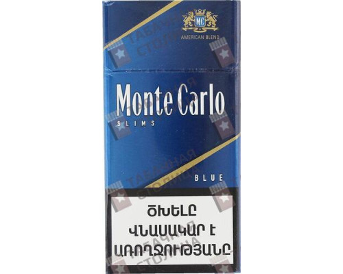Сигареты Monte Carlo Blue Slims Сигареты Monte Carlo Blue Slims