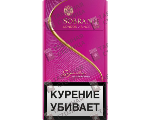 Сигареты Sobranie Superslims Pink Сигареты Sobranie Superslims Pink