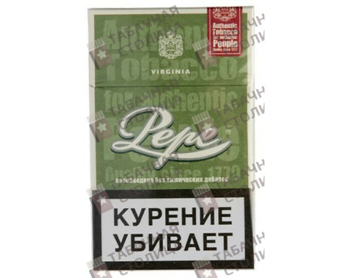 Сигареты Pepe Rich Green Сигареты Pepe Rich Green