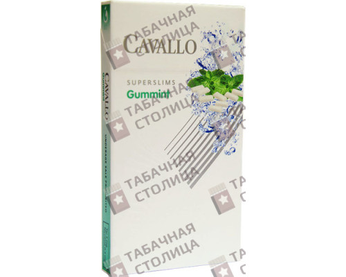 Сигареты Cavallo Super Slim Gum Mint Сигареты Cavallo Super Slim Gum Mint