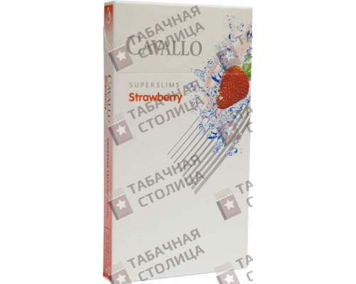 Сигареты Cavallo Super Slim Strawberry Сигареты Cavallo Super Slim Strawberry