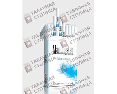 Сигареты Manchester Superslims Blue Сигареты Manchester Superslims Blue