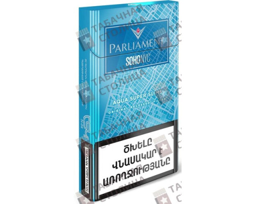 Сигареты Parliament Soho Nyc Aqua Super Slims Сигареты Parliament Soho Nyc Aqua Super Slims
